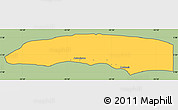 Savanna Style Simple Map of Wayambo Weg, cropped outside