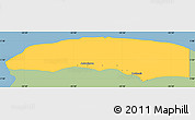 Savanna Style Simple Map of Wayambo Weg, single color outside