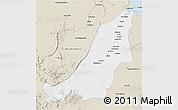Classic Style 3D Map of Boven Suriname