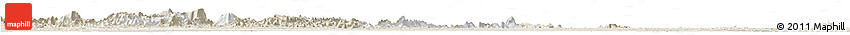 Classic Style Horizon Map of Boven Suriname