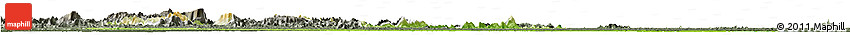 Physical Horizon Map of Boven Suriname, darken, semi-desaturated