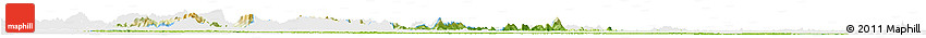 Physical Horizon Map of Boven Suriname, single color outside