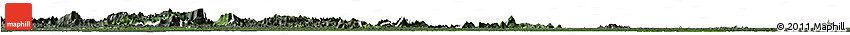 Satellite Horizon Map of Boven Suriname, semi-desaturated