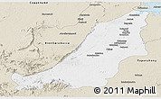 Classic Style Panoramic Map of Boven Suriname