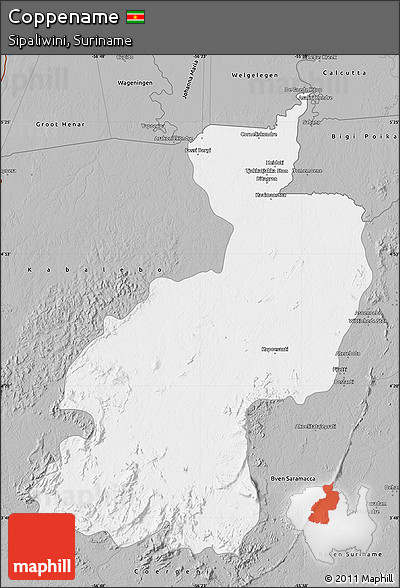 Gray Map of Coppename
