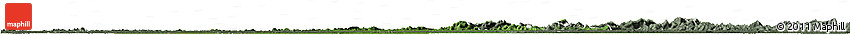 Satellite Horizon Map of Kabalebo, semi-desaturated