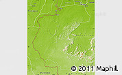 Physical Map of Kabalebo