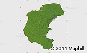 Satellite Map of Kabalebo, cropped outside