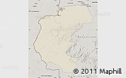 Shaded Relief Map of Kabalebo, semi-desaturated