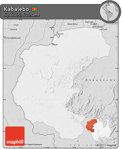 Silver Style Map of Kabalebo