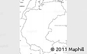 Blank Simple Map of Kabalebo