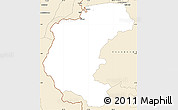 Classic Style Simple Map of Kabalebo
