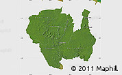 Satellite Map of Sipaliwini, single color outside