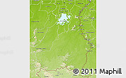 Physical 3D Map of Tapanahony