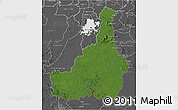 Satellite 3D Map of Tapanahony, desaturated