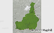 Satellite 3D Map of Tapanahony, lighten, semi-desaturated