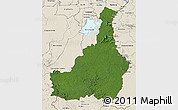 Satellite 3D Map of Tapanahony, shaded relief outside