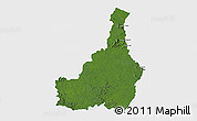 Satellite 3D Map of Tapanahony, single color outside
