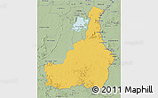 Savanna Style 3D Map of Tapanahony
