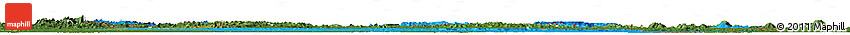 Political Horizon Map of Tapanahony, satellite outside