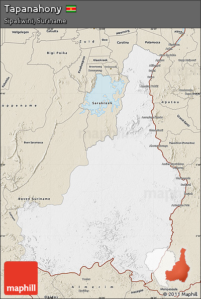 Classic Style Map of Tapanahony