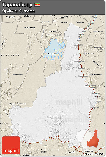 Classic Style Map of Tapanahony