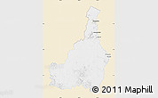 Classic Style Map of Tapanahony, single color outside