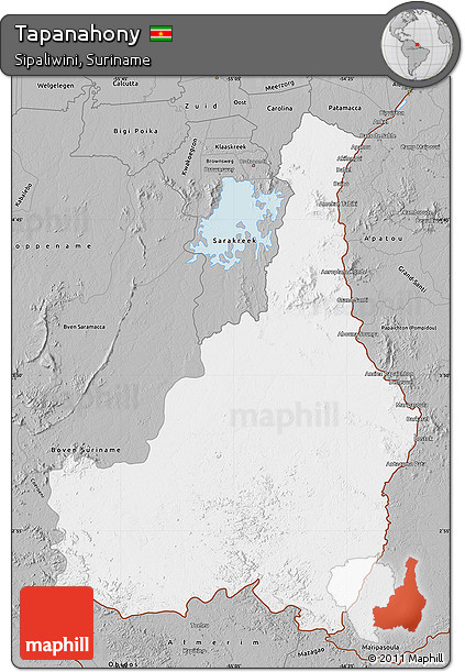 Gray Map of Tapanahony