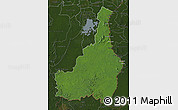 Satellite Map of Tapanahony, darken