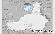 Gray Panoramic Map of Tapanahony