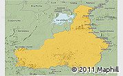 Savanna Style Panoramic Map of Tapanahony