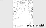 Blank Simple Map of Tapanahony