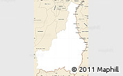 Classic Style Simple Map of Tapanahony