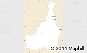Classic Style Simple Map of Tapanahony, single color outside