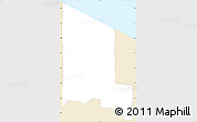 Classic Style Simple Map of Kwatta, single color outside