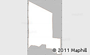 Gray Simple Map of Kwatta, cropped outside