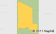 Savanna Style Simple Map of Kwatta, cropped outside
