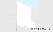 Silver Style Simple Map of Kwatta
