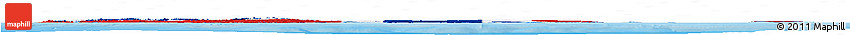 Flag Horizon Map of Svalbard, political shades outside, flag rotated