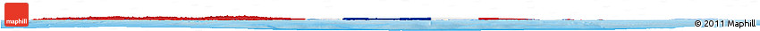 Flag Horizon Map of Svalbard, shaded relief outside, bathymetry sea, flag aligned to the middle