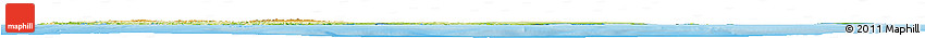 Physical Horizon Map of Svalbard, darken, semi-desaturated, land only