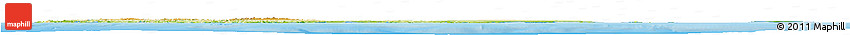 Physical Horizon Map of Svalbard, lighten, land only