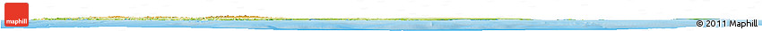 Physical Horizon Map of Svalbard, semi-desaturated, land only