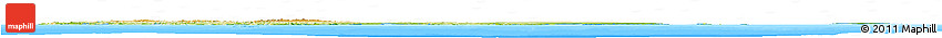 Physical Horizon Map of Svalbard, single color outside, bathymetry sea