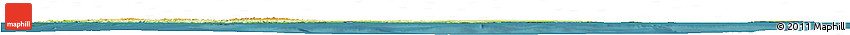 Physical Horizon Map of Svalbard, single color outside, satellite sea