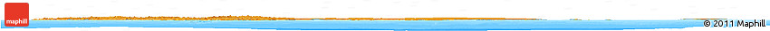 Political Horizon Map of Svalbard, lighten, land only