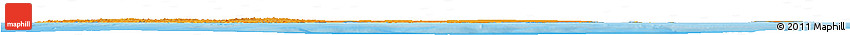 Political Horizon Map of Svalbard, single color outside