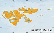 Political Map of Svalbard, lighten