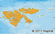 Political Map of Svalbard, satellite outside, bathymetry sea