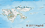 Satellite Map of Svalbard, physical outside
